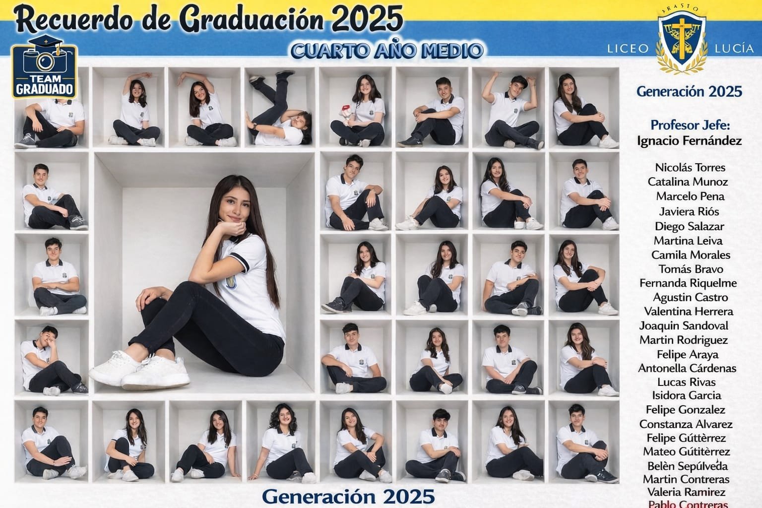 Cuadro de graduación generación 2025